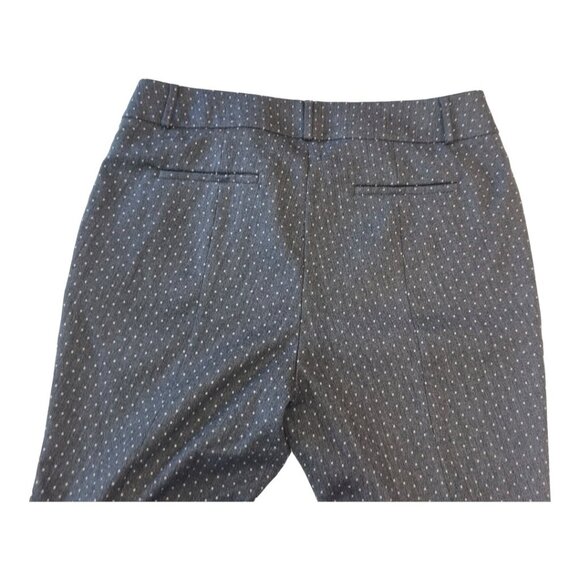LOFT Plus Women Marisa Skinny Pants SZ 16 Gray Dotted Pattern Stretchy  Slim Fit - Picture 9 of 14